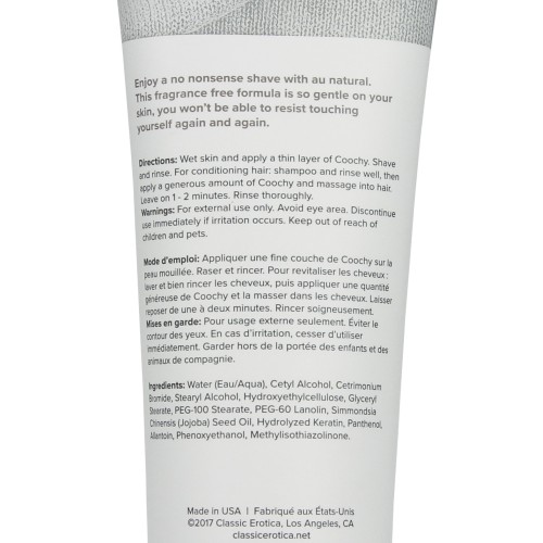 COOCHY Rash-Free Shave Cream for Smooth Shaving