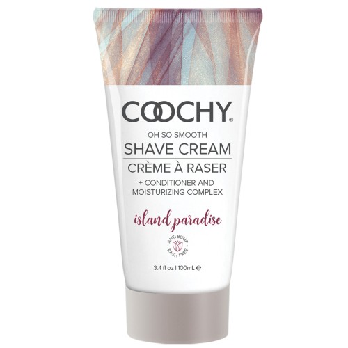 COOCHY Rash Free Shave Cream Island Paradise 3.4 oz