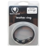 Spartacus Leather Cock Ring for Enhanced Pleasure