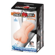 Crazy Bull Sleeve Masturbador Realista Vagina Sin Lubricante Marfil