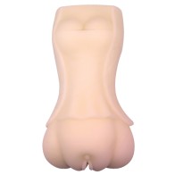 Crazy Bull Realistic Vagina Masturbator Sleeve Ivory