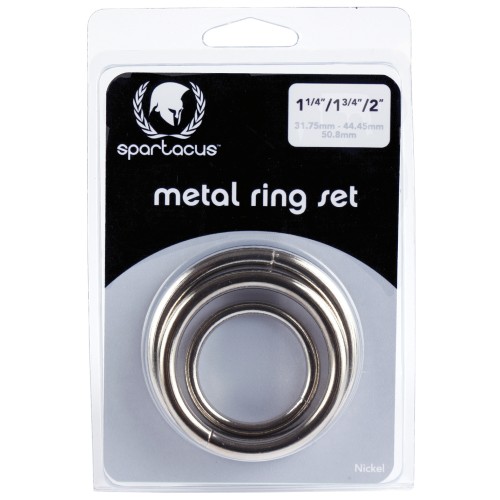 Spartacus Metal Ring Set - Pack of 3