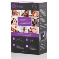 b-Vibe Snug Plug 2 con Peso 114 g - Púrpura