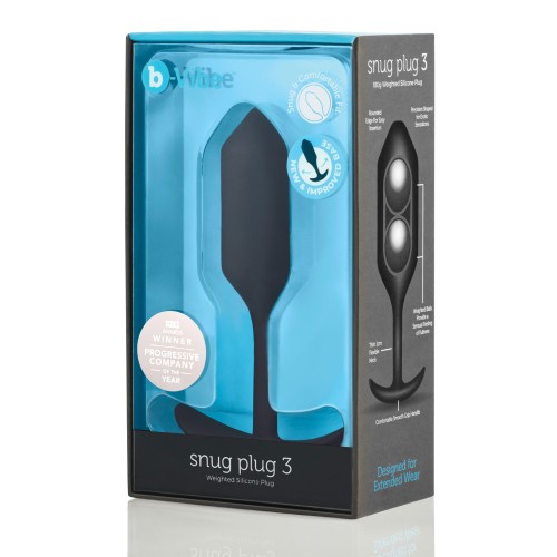 b-Vibe Snug Plug 3 Negro