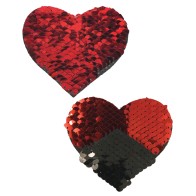 Pastease Color Changing Flip Sequins Hearts