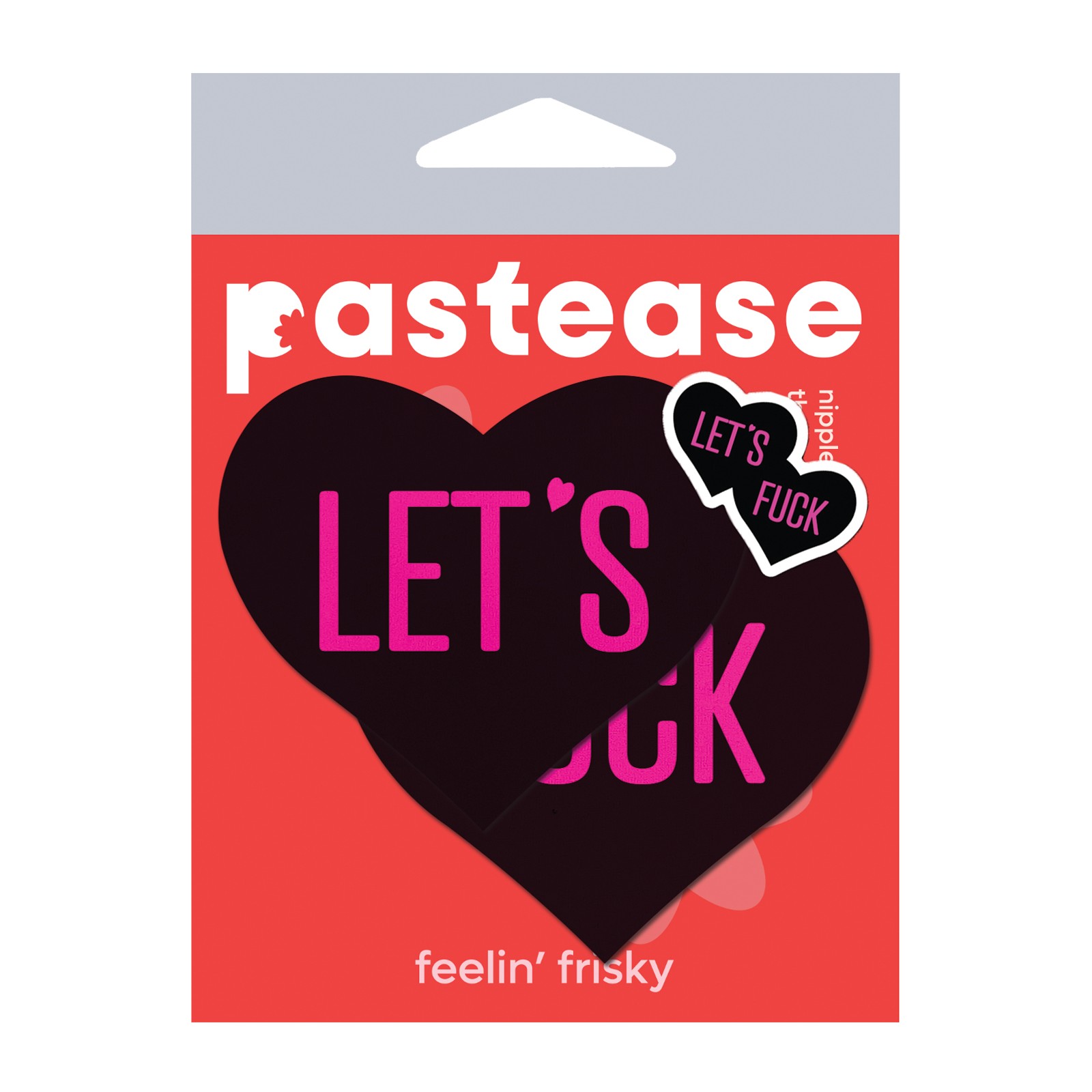 Pastease Premium Let's Fuck Hearts Black