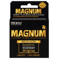 Trojan Magnum Gold Collection Box of 3 - Ultimate Pleasure