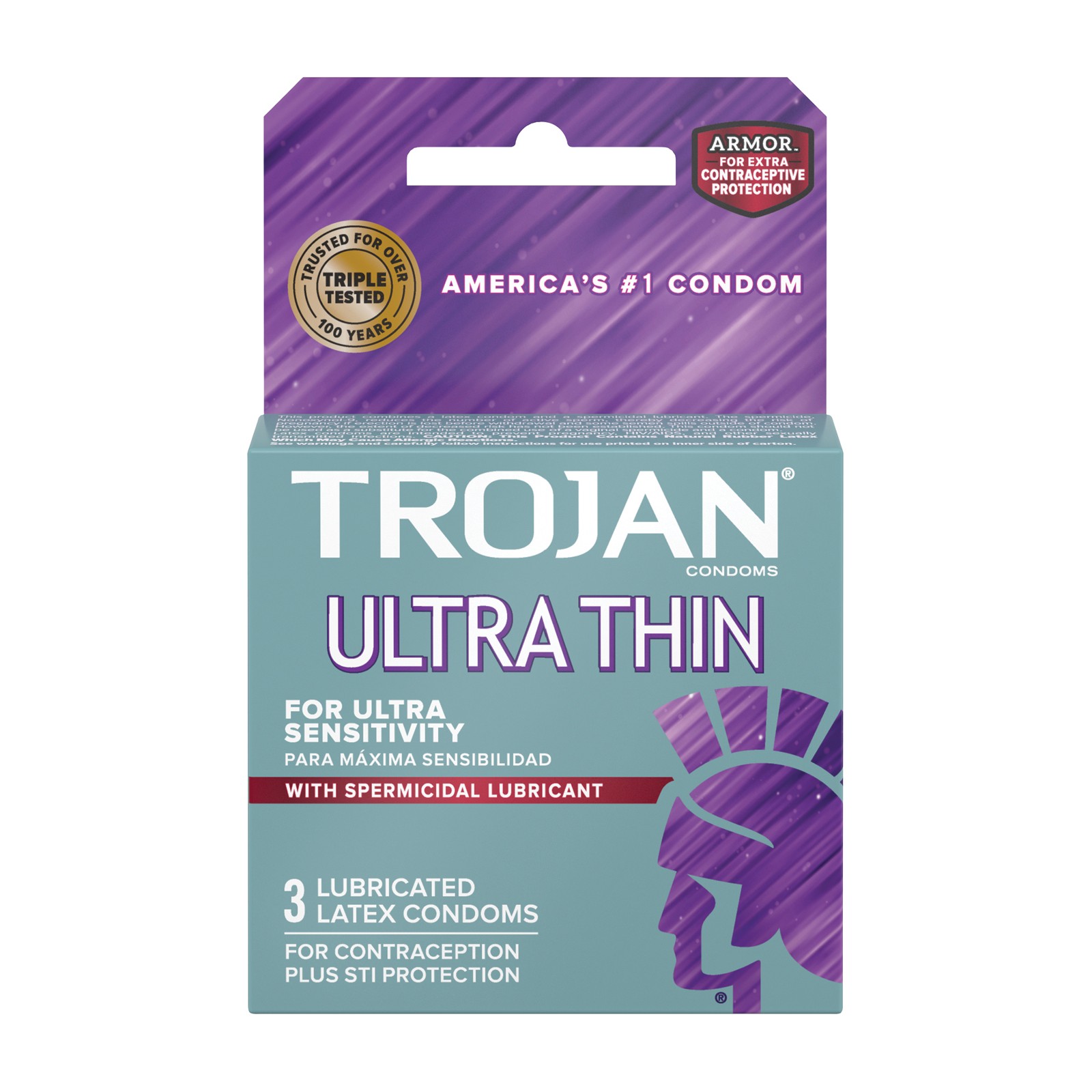 Trojan Ultra Thin Armor - Reliable Sensitivity and Protection