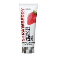 Dickalicious Penis Arousal Gel - Strawberry 2 oz