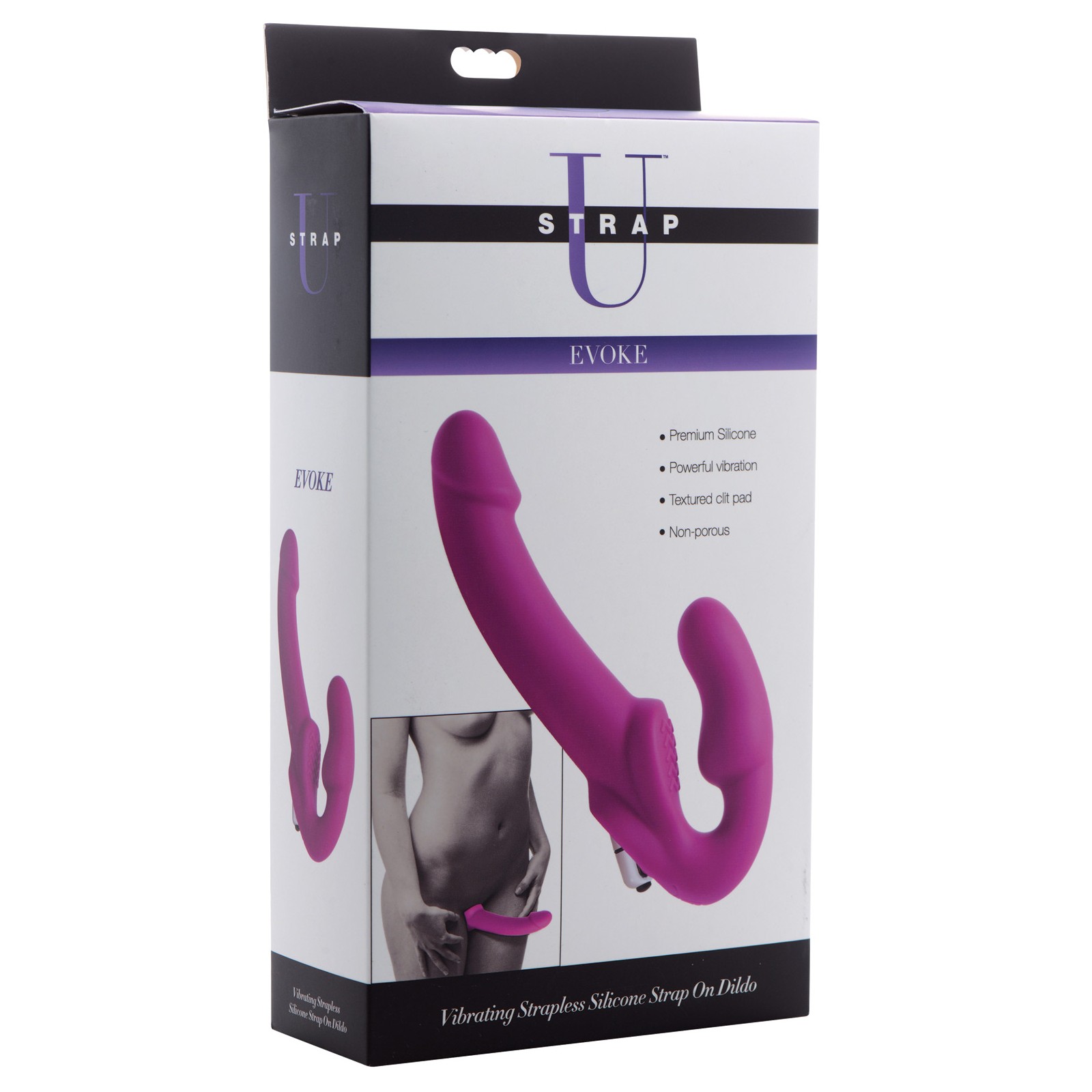 Dildo Vibrante de Silicona Strap U Strapless para Placer Compartido