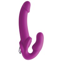 Dildo Vibrante de Silicona Strap U Strapless para Placer Compartido