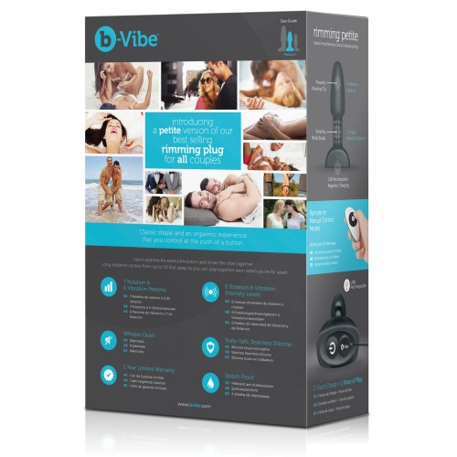 b-Vibe Petite Rimming Plug for Ultimate Pleasure