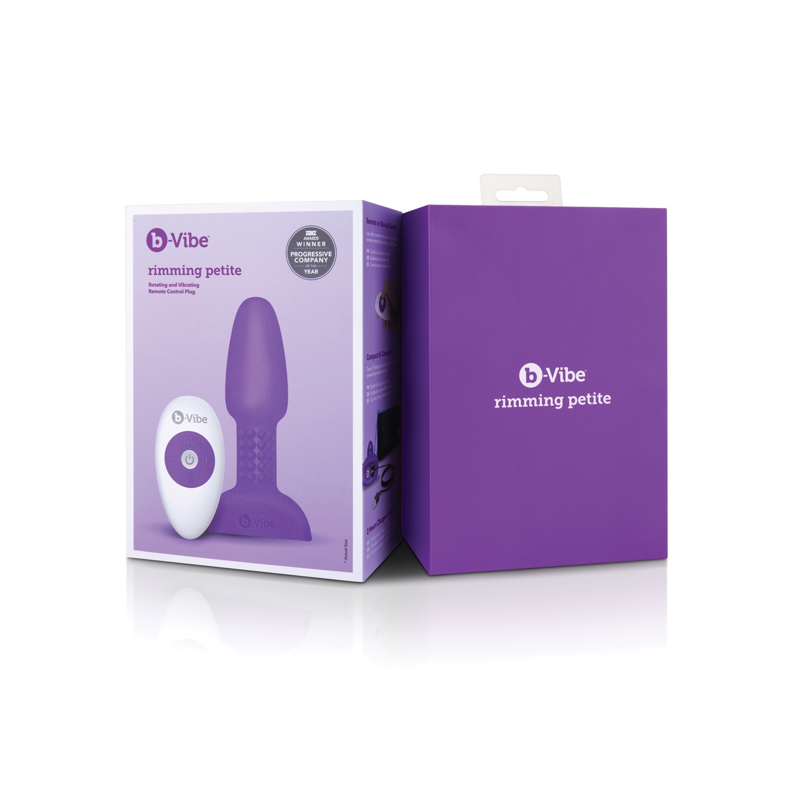 b-Vibe Petite Rimming Plug Purple