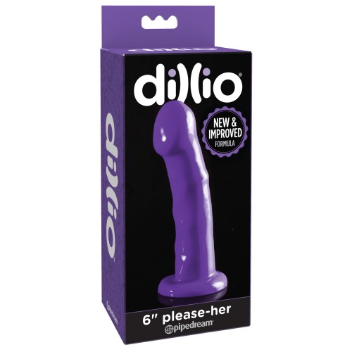 Dillio 6 Please Her Purple