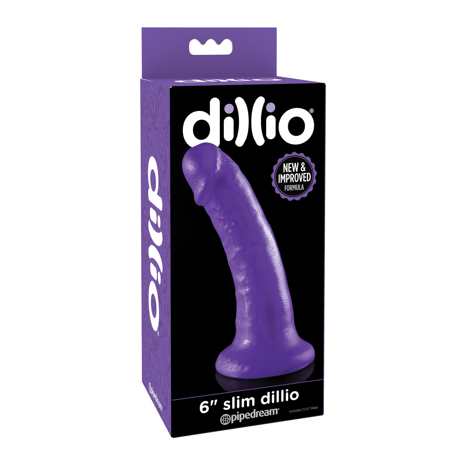 Dillio 6" Slim Dillio in Purple for Beginners