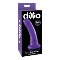 Dillio 6" Slim Dillio in Purple for Beginners