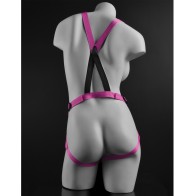 Dillio Arnés Strap-On de 7" - Rosa