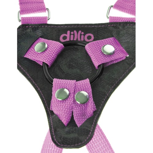 Dillio Arnés Strap-On de 7" - Rosa