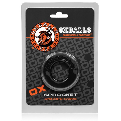 Anillo para el Pene Oxballs Atomic Jock Sprocket Negro