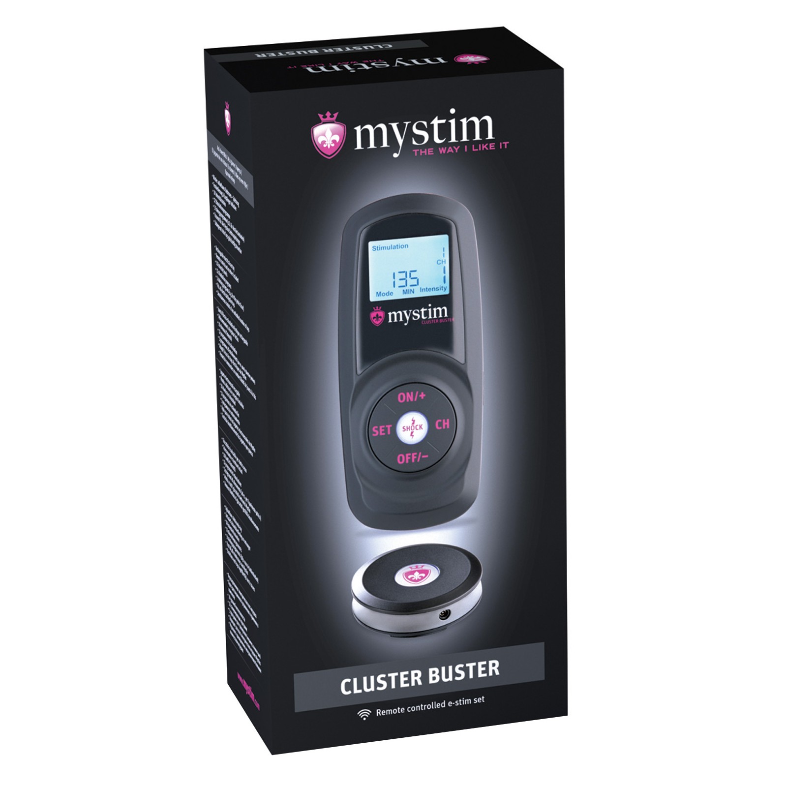 Mystim Cluster Buster Wireless eStim Kit