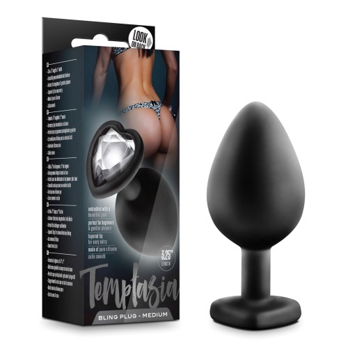 Blush Temptasia Bling Plug Medium - Black