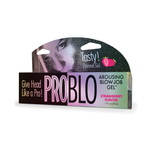 Gel de Placer Oral Pro Blo Fresa 1 oz