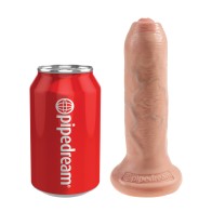 King Cock Dildo No Cortado de 6 Pulgadas para Placer Realista