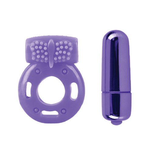 Kit de Parejas Vibrante Neon Luv Touch Morado