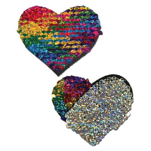 Color Changing Sequins Heart for Dynamic Play