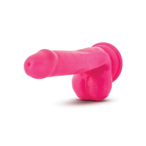 Blush Neo 6 inch Dual Density Cock - Neon Pink