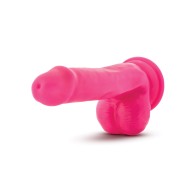 Blush Neo 6 inch Dual Density Cock - Neon Pink