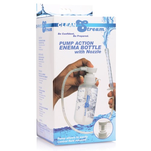 Cleanstream Pump Action Enema Bottle w/Nozzle