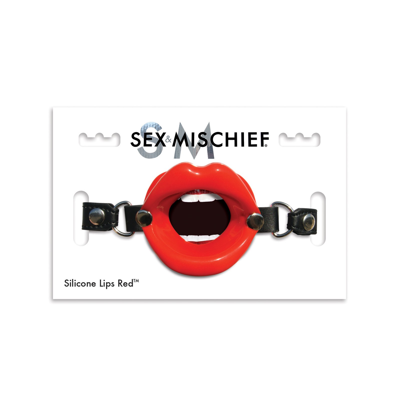 Sex & Mischief Red Silicone Lips Gag