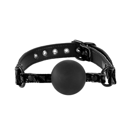 Sinful Soft Silicone Ball Gag Black