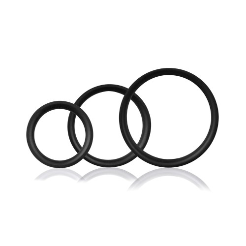 RingO Pro X3 Cock Ring Set - Fun & Pleasure