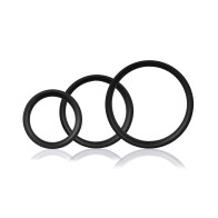 RingO Pro X3 Cock Ring Set - Fun & Pleasure