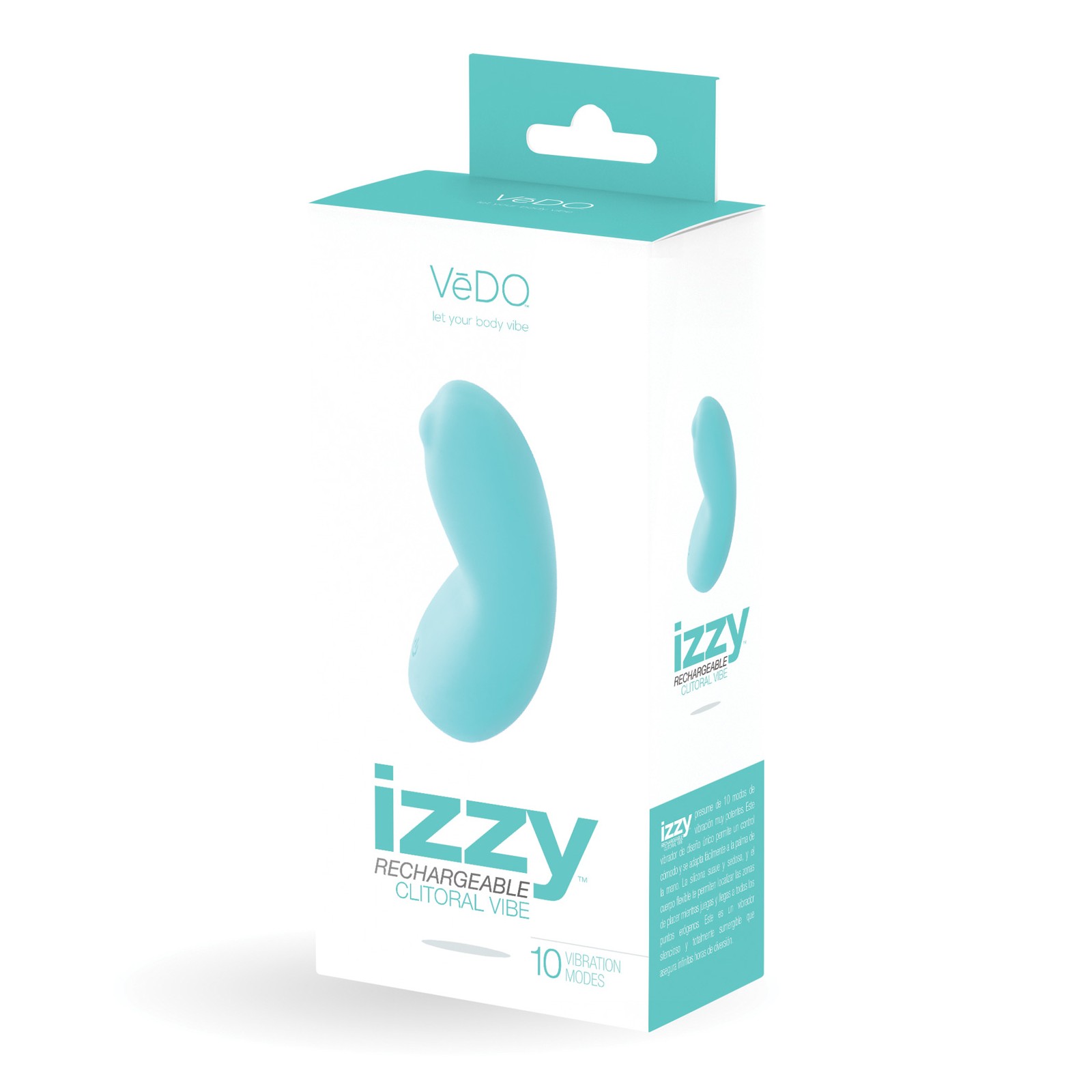 Vibrador Clitoriano Recargable VeDO Izzy Turquesa