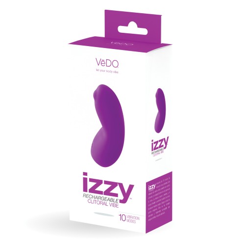 VeDO Izzy Rechargeable Clitoral Vibe - Violet Vixen