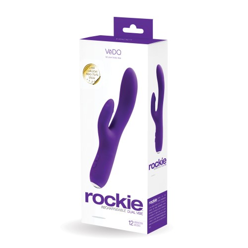 VeDO Rockie Rechargeable Dual Vibe for G-Spot and Clit