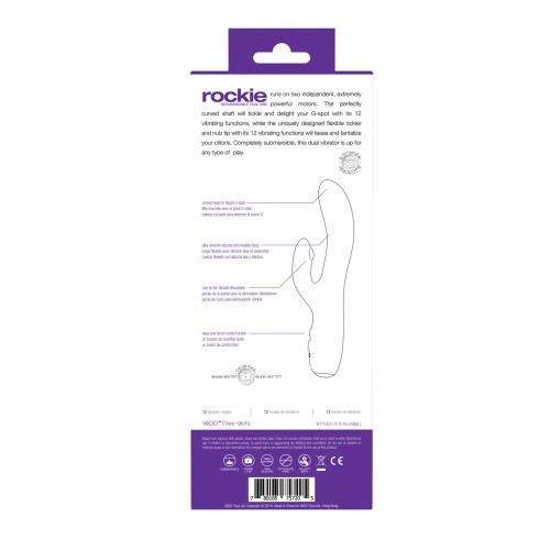 Vibrador Dual Recargable VeDO Rockie para Punto G y Clítoris