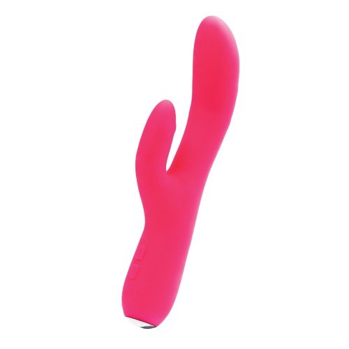 VeDO Rockie Vibrador Doble Recargable Rosa Picante