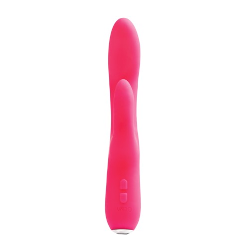 VeDO Rockie Vibrador Doble Recargable Rosa Picante