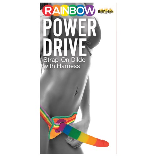 Dildo Strap-On de 7" Rainbow