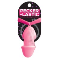 Pecker Lastic Hair Tie - Pink - Fun Accessory