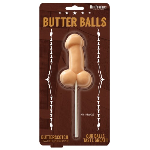 Butter Balls Pecker Pop Butterscotch