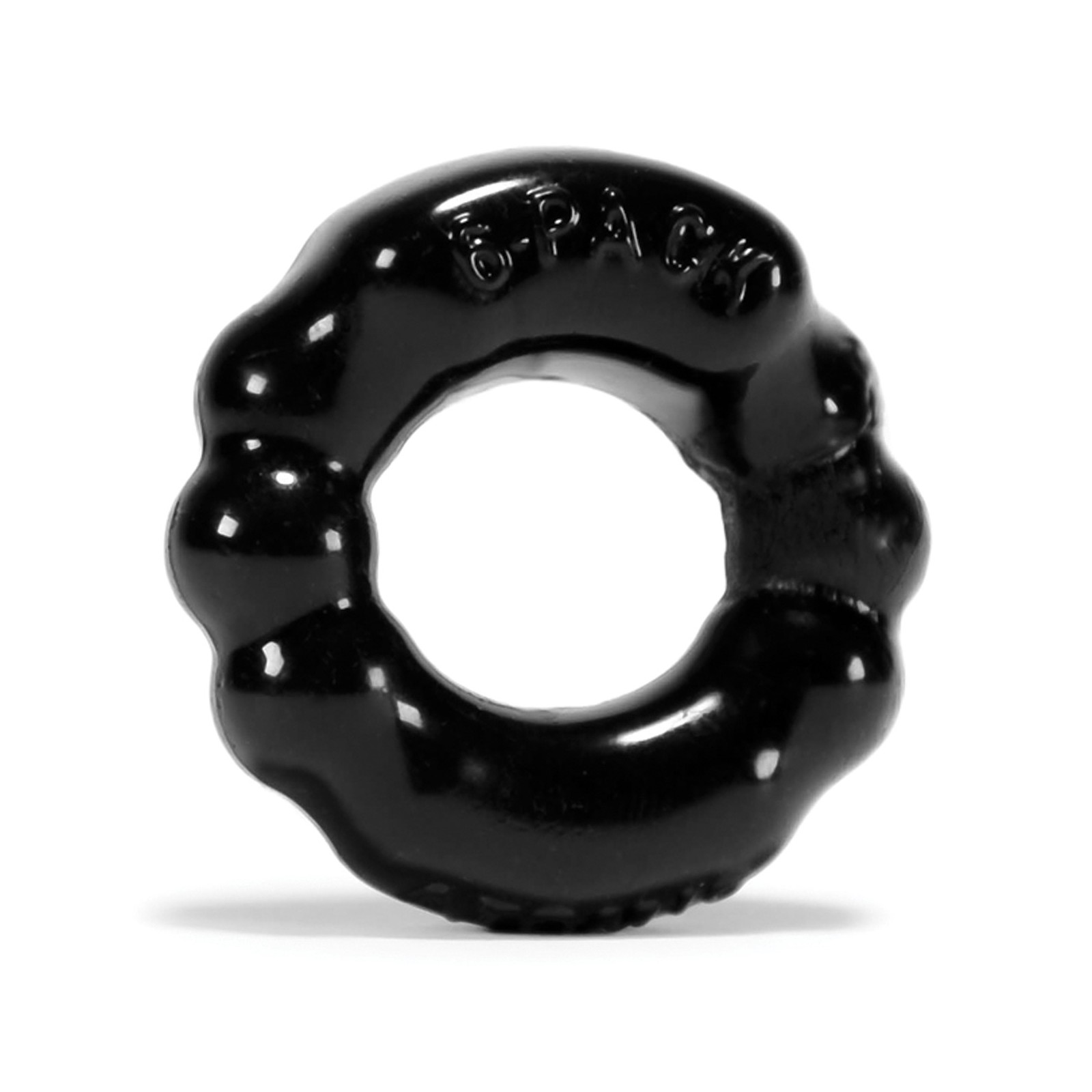 Anillo Cockring Oxballs Atomic Jock 6-Pack - Negro