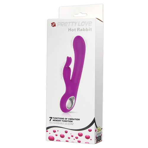 Vibrador Conejito Pretty Love Hot - 7 Funciones Fucsia