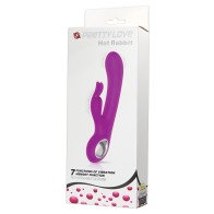 Pretty Love Hot Rabbit Vibrator - 7 Function Fuchsia