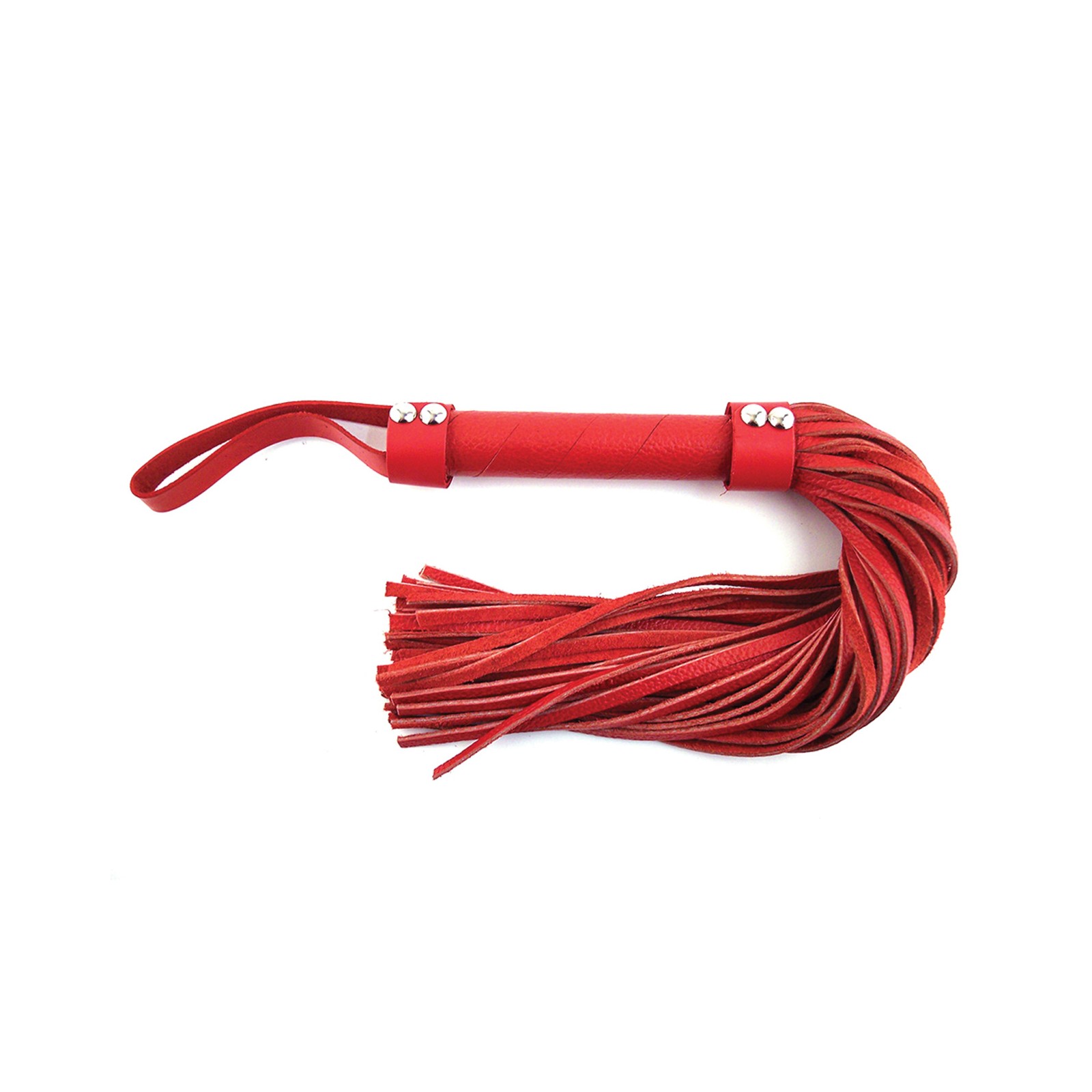 Rouge Short Leather Flogger Red