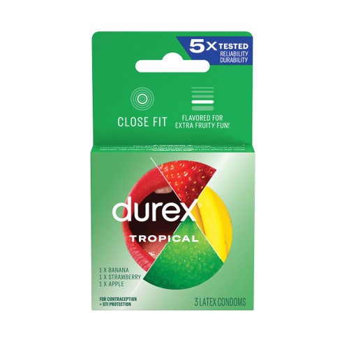 Caja de Condones Durex de Sabores Tropicales